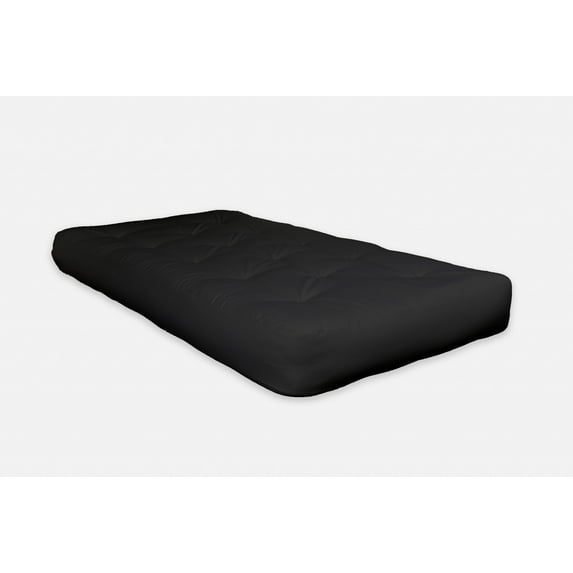 6" Black Single Foam Futon Queen Mattress