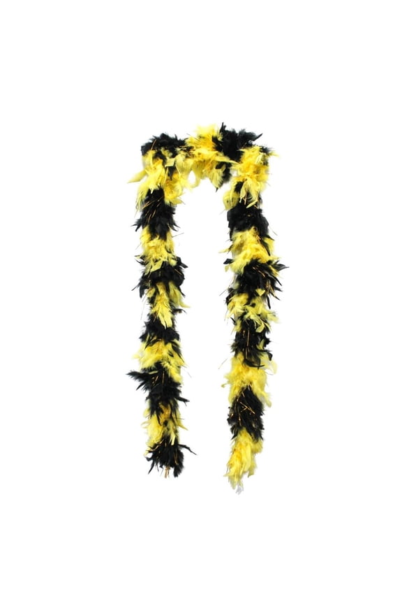 6' Black and Gold Sectional Boa (Each)