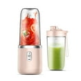 thumbnail image 1 of 6-Blade/Double Cup Juicer X1 Clearance! Portable for Shakes and Smoothes 6 Fruit Juicer Cup for Usb Rechargeable Personals With One Touche Operation Shakes for Kitchen Travel and Sport, 1 of 9