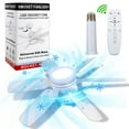 thumbnail image 1 of 6 Blade Socket with Light Ceiling Fan, Smart Remote Control to Control Fan Intensity, Light, Time Setting, 1 of 6