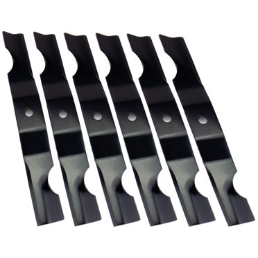 8TEN LawnRAZOR Notched Medium Lift Mower Blades For Gravely ZT 50 – 3-Pack (Fits 03971900)