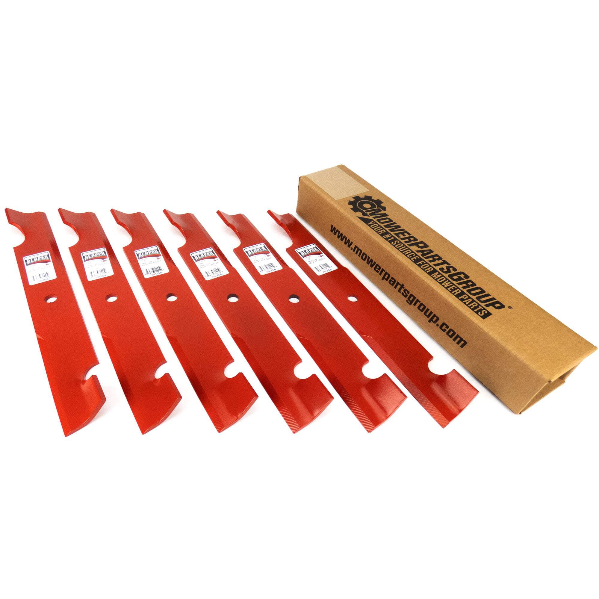 6 Reaper Blades for Scag 52 Freedom Z Tiger Cub Turf Tiger Wildcat 482878