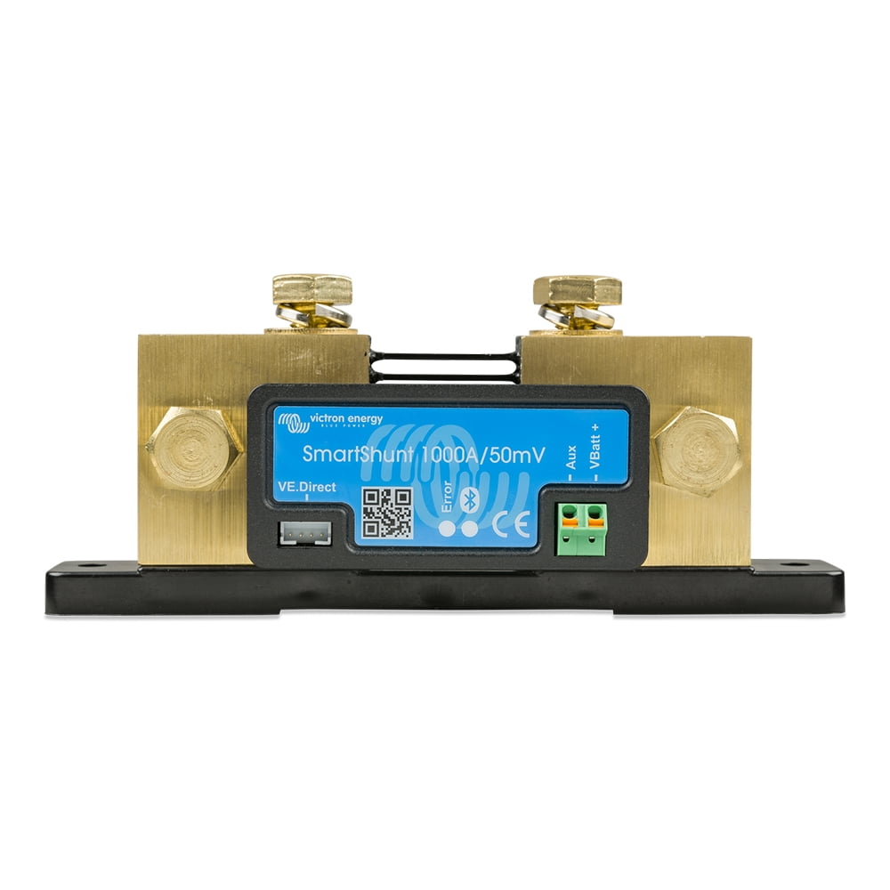 6 Blue and Black SmartShunt Bluetooth Battery Monitor - 1000A/50MV 
