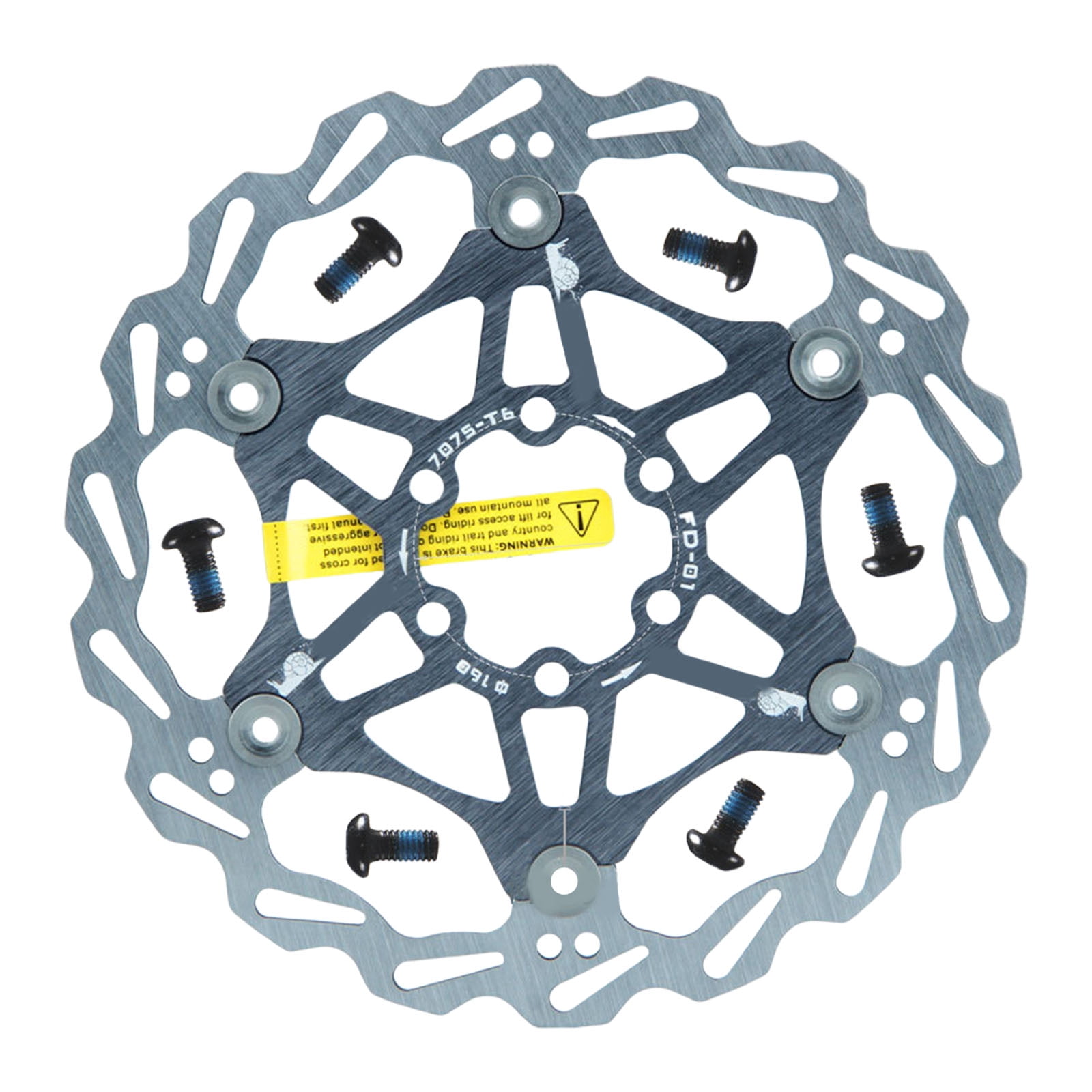 6 Bolt Mountain Bike Brake Disc Rotor with Mounting Screws Wear ...