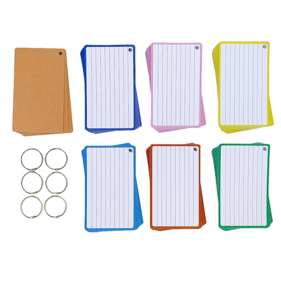 6 Books Word Cards The Notebook Flash Cards for Studying Memo Cards Index Card Mini Notepads