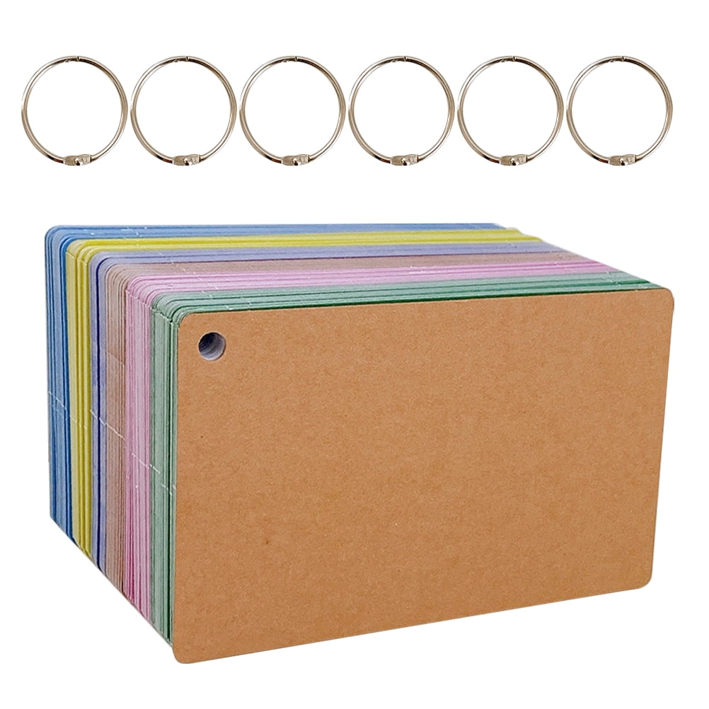 OFFIGAM 6Pcs Lined Notepad Set for Office Noting and Classroom Study Flashcards Included