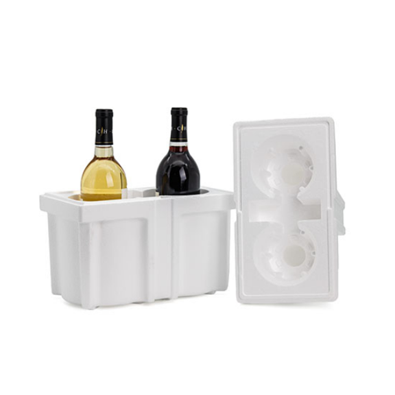 6 Bottle Foam Wine Shipper Kit 750 ml Complete Protection
