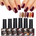 thumbnail image 1 of 6-Bottle Gel Nail Polish Set #26 - Base and Top Coat Gel Nail Polish Set, 6Pcs X 8.5Ml, Nail Polish Easter Mother'S Day Nail Care Makeup Organizers, 1 of 6