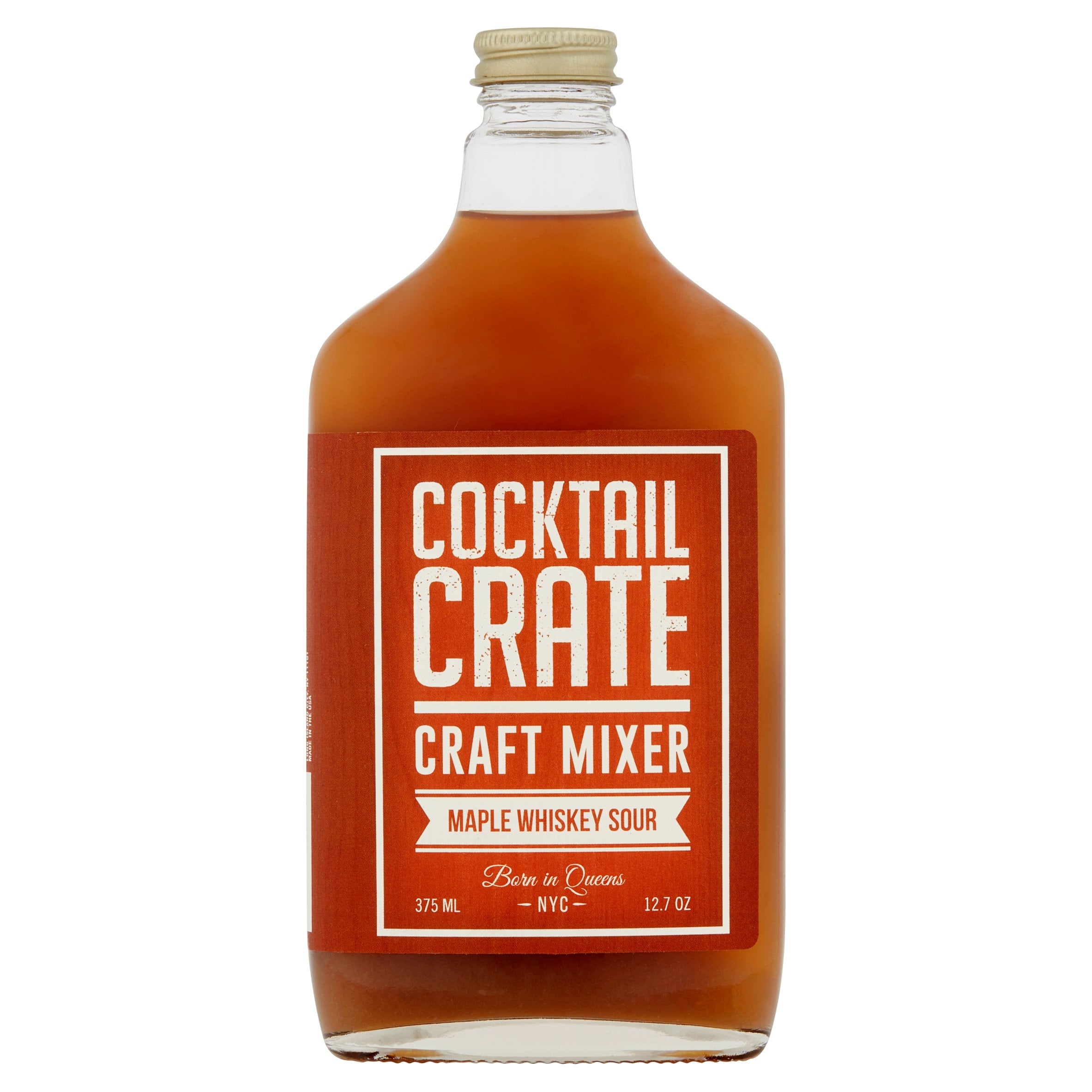 Cocktail Crate Cocktail Mix, Small Batch, Classic Whiskey Sour - 375 ml