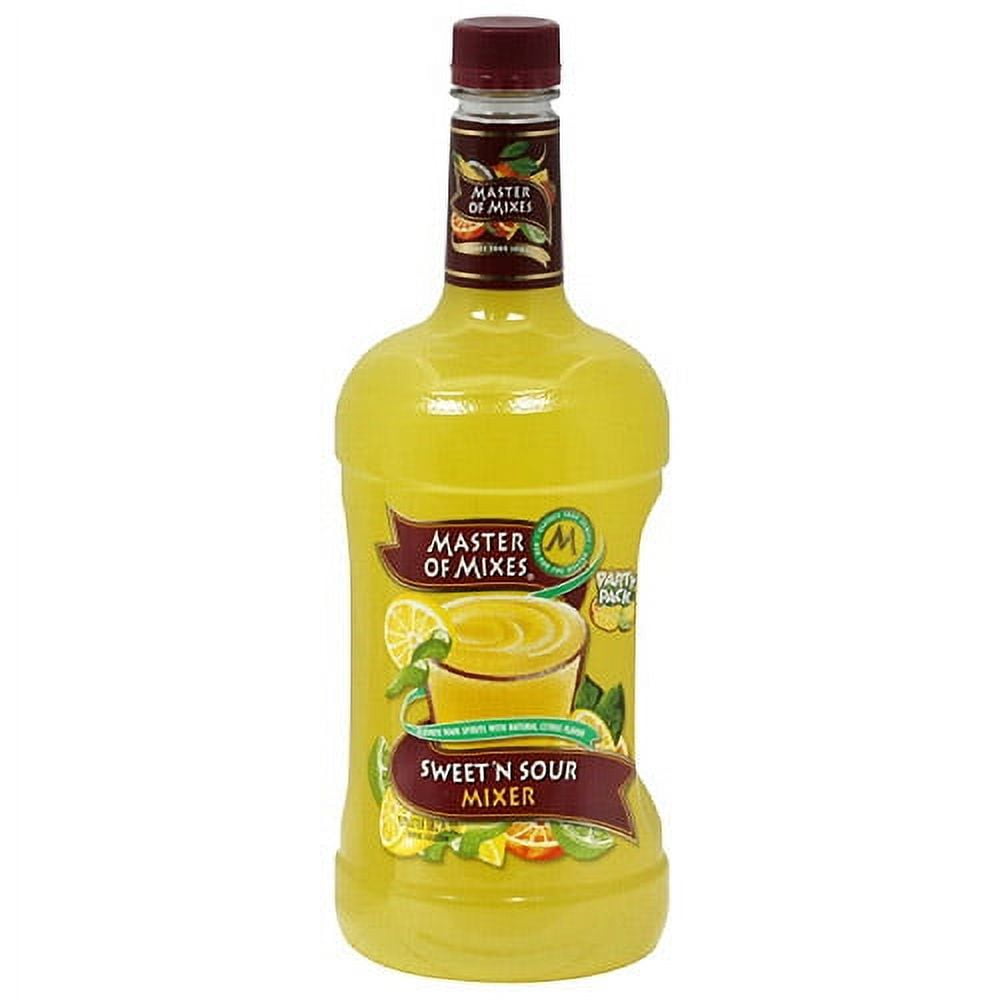 (6 Bottles) Master of Mixes Sweet 'N Sour Mixer, 1.75 L