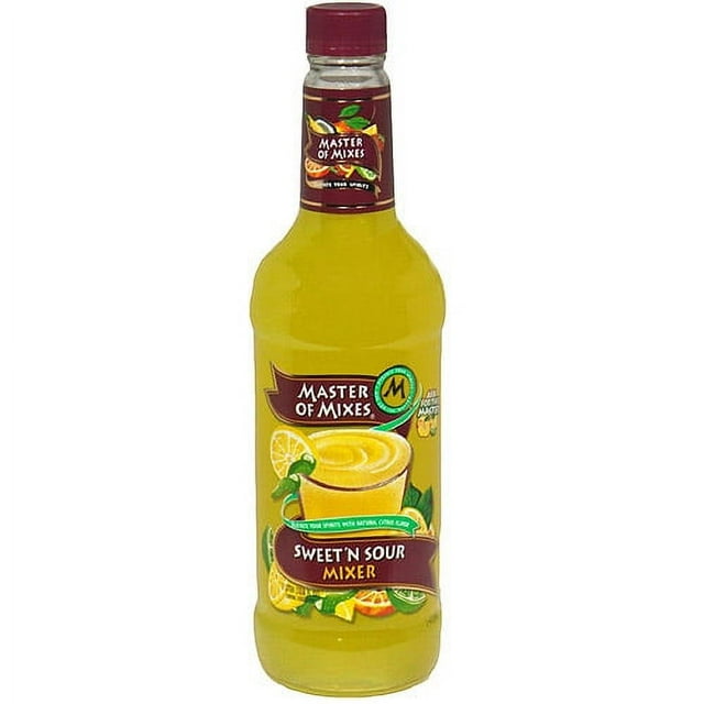 (6 Bottles) Master of Mixes Sweet 'N Sour Mixer, 1 L