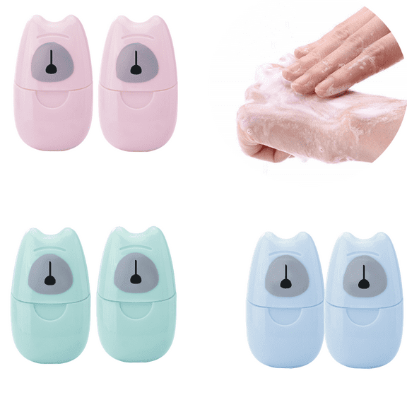 6 Boxes Portable Soap Sheets, MODANU Scented Paper Soap Sheets for Outdoor | Camp Soap Sheets | Travel Soap, 50 Sheets/Box