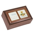 thumbnail image 1 of 6" Brown First Communion Petite Music Locket Box, 1 of 6