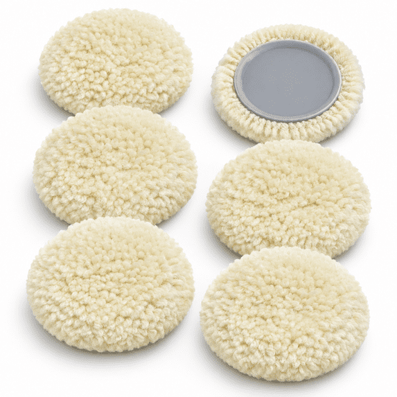 Body Type Plan 6 Buffing Polishing Pads - 6 Inch With Hook And Looping Pound & For ...