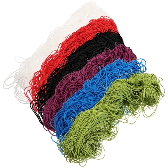 6 Bundles of Crochet Thread Decorative Knitting Yarn Multi-function DIY Crocheting Yarn Weaving Yarn