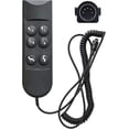 6 Button 5-Pin Lift Chair Remote Controller, 1.1m Spring Cable ...