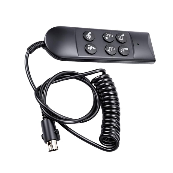 6 Button 5 Pins Hand Switches Lift Controller Replacement Electric Sofa Manual Hand Controllers for Power Sofa