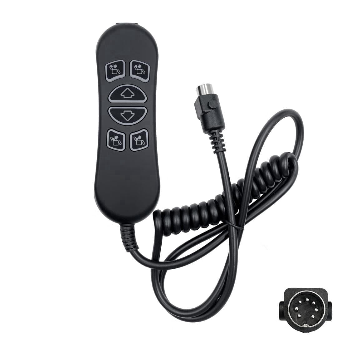 6 Button 7 Pin Lift Chair Remote Controller Replaces HHC HSW306 Hand Control Replacement for Power Recliner