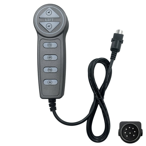 6 Button 8 Pin Male Plug Massage Remote Hand Control Controller for Power Recliner
