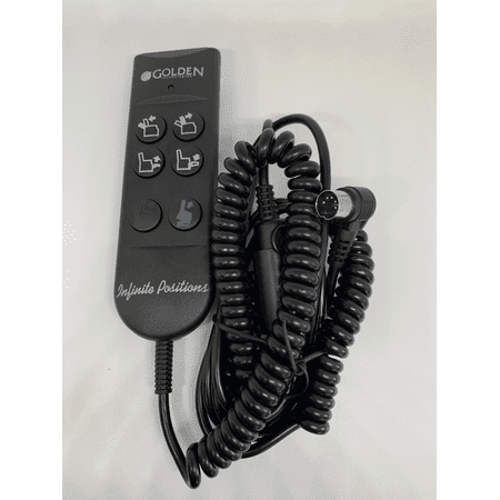6 Button Hand Control for Golden PR-502 Infinite Position Lift Chair ZK756HCL