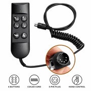 6 Button Remote For Recliners 5 Pin Lift Chair Handset Controller Hand Control For Power Furniture
