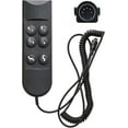 thumbnail image 1 of 6 Button 5-Pin Lift Chair Remote Controller, 1.1m Spring Cable (Stretched 2m), for Electric Recliner, Elderly Chair, Dual Motor Sofa Handle Switch, 1 of 4