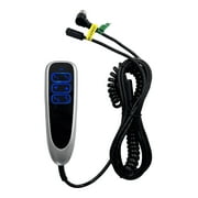 6 Button Remote Hand Control Model 23300528X000 with 2 Plugs for Power Recliner Lift Chair