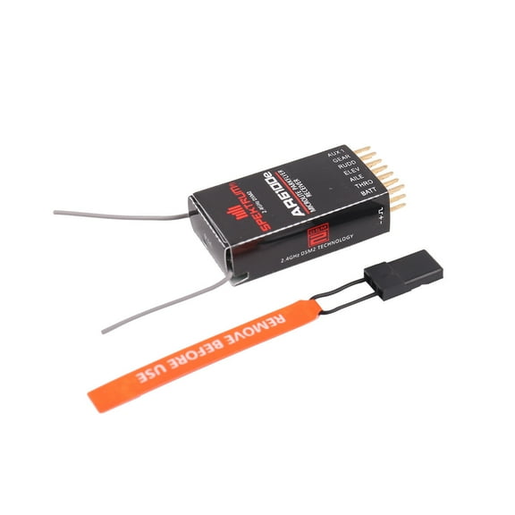 6 CH AR6100E Remote Satellite Receiver Strong Anti-Interference, 400m Range, for 2.4ghz Planes/Helicopters
