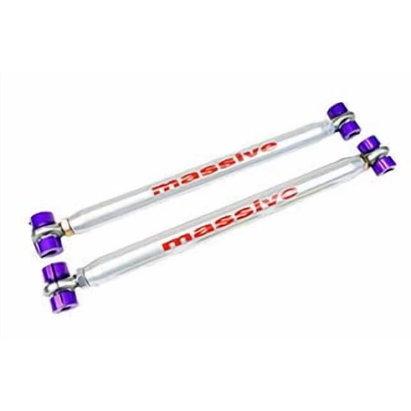 6 COLOR Choices  Made in USA - Massive Speed System- VICTORY SILVER- RaceSpec- Adjustable Rear Trailing Lower Control Arms LCA Compatible with 05-14 Ford Mustang