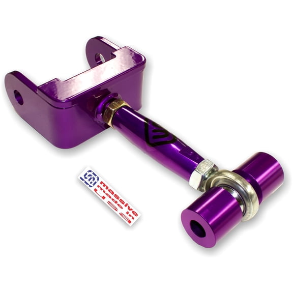 6 COLOR Choices  Made in USA - Massive Speed System - VICTORY SILVER - RaceSpec  Adjustable Rear Trailing Upper Control Arms UCA Compatible with 05-10 Ford Mustang