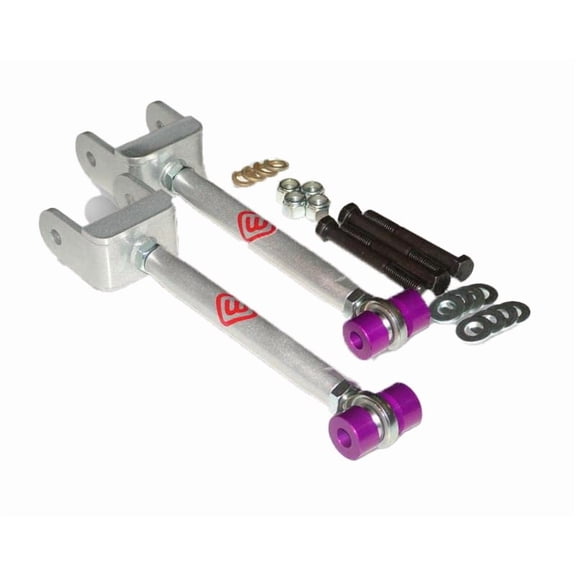 6 COLORS Made in USA Massive Speed System VICTORY SILVER Upper Trailing Control Arms UCA Compatible with 64-67 GM A-Body Skylark GS Chevelle El Camino Monte Carlo Cutlass 442 LeMans GTO Adjustable