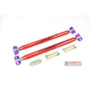 6 COLORS Made in USA RED RaceSpec Adjustable Rear Lower Control Arms LCA Compatible with 78-88 GM G-Body Metric Chassis Monte Carlo Malibu Cutlass El Camino LeMans Grand Prix Regal Century GNX