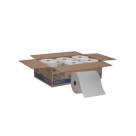 (6/CS) TOWEL ROLL WHITE
