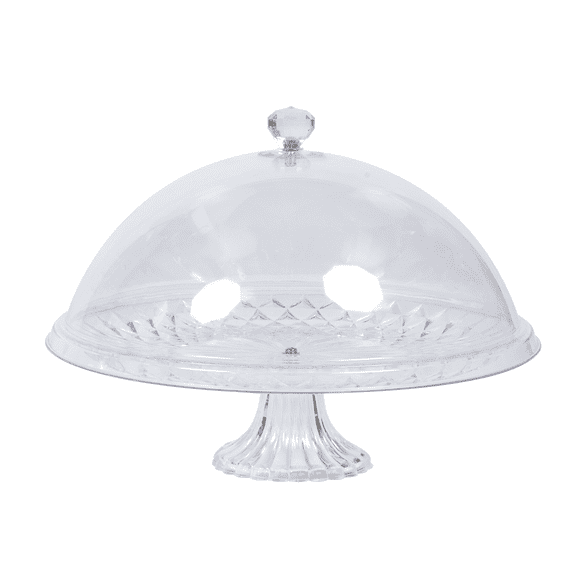 6" Cake Stand with Dome Cover for Bug-Free Display