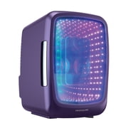 6-Can Retro Gaming Light-up Portable Beverage Mini Fridge Purplehaze, EFMIS179-PURPLEHAZEPT