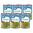thumbnail image 1 of (6 Cans) Great Value Canned Sweet Peas, 15 oz, 1 of 5