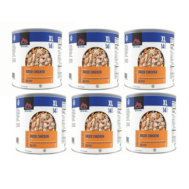 Mountain House Diced Chicken FreezeDried Meals for Camping, Hiking