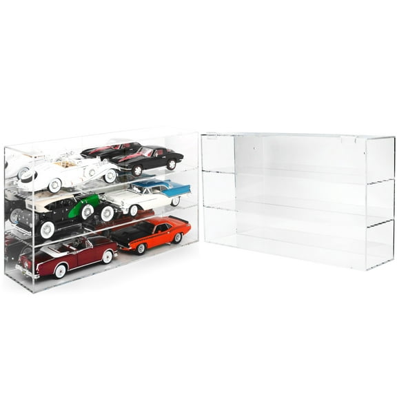 6 Car Acrylic Display Show Case for 1/18 Scale Models by Auto World