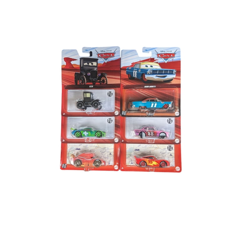 Mattel Disney Pixar Cars Mario Andretti & Friends Play Vehicles, 6