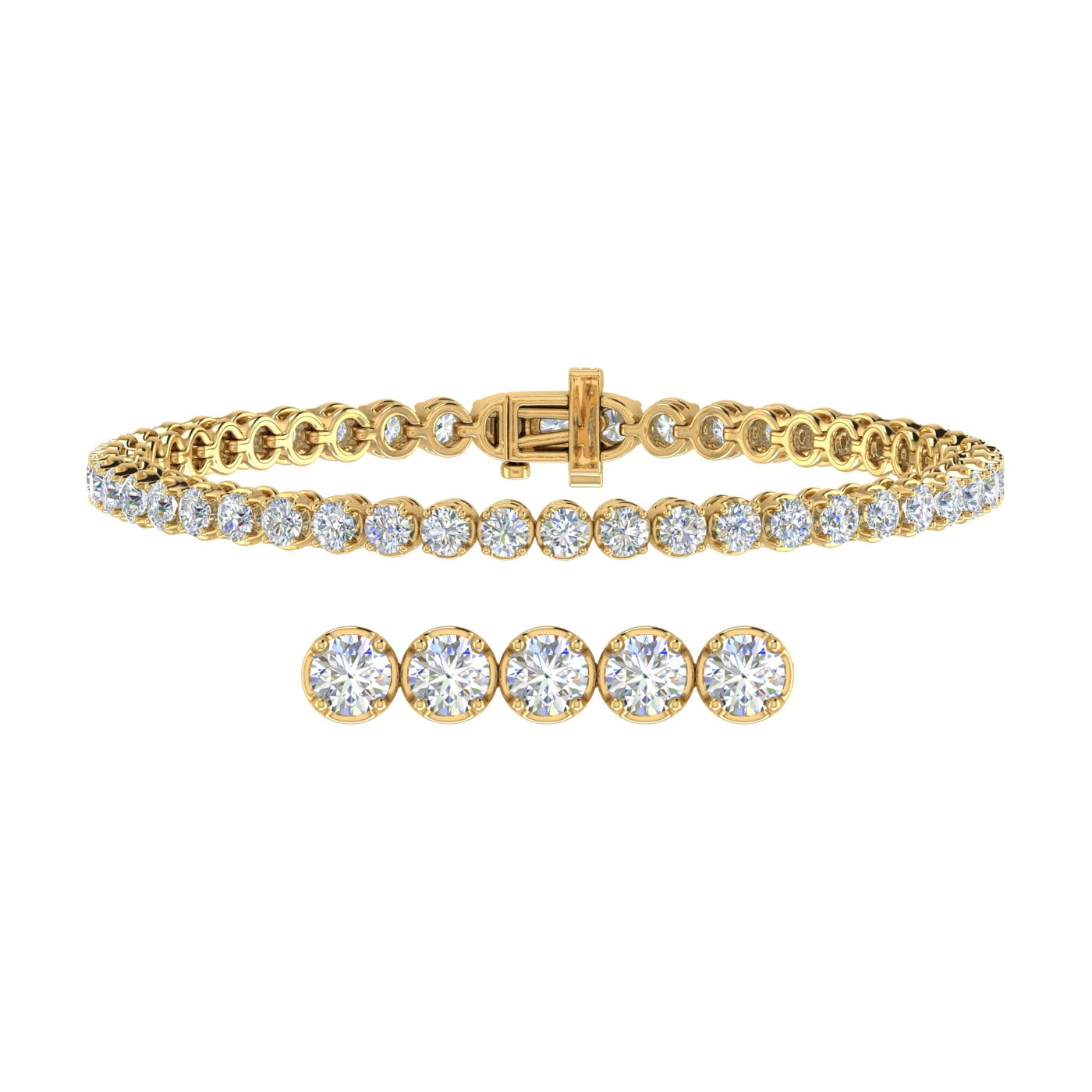 6 Carat S Forte Diamond Tennis Bracelet | Bella Diamanti