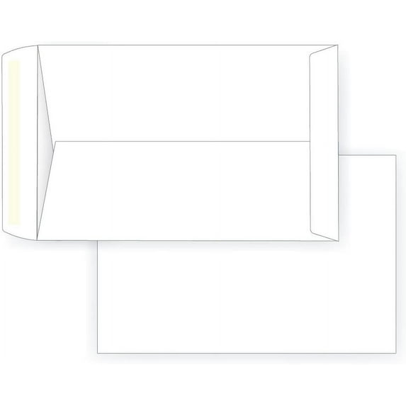 #6 Catalog Envelope - Open End - 24# White (7 1/2 x 10 1/2) - Jumbo Envelope Series (Box of 1000)