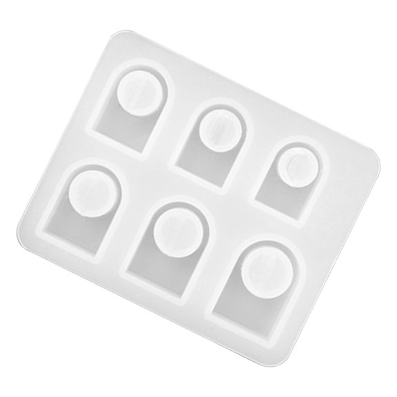 6 Cavities Rings Silicone Molds for Epoxy Resin Finger Rings Jewelry Making