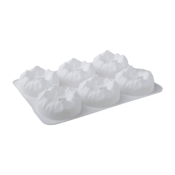 6 Cavities Silicone Dessert Mold Mountain Shape Professional Pastries Moulds for Creative Baking and Dessert Making