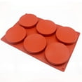 thumbnail image 1 of 6 Cavity Large Cake Mould Silicone Disc Resin Coaster Mould., 1 of 7