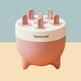 thumbnail image 1 of 6-Cavity Reusable Popsicle Molds with Lid for Homemade Ice Cream Bars, 1-Pack, 1 of 4
