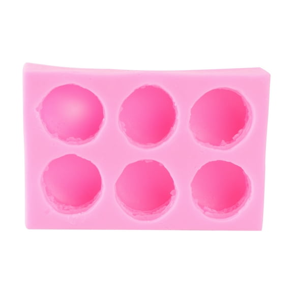 6-Cavity Silicone Macaron Mold DIY Cake Molds Fondant Moulds Cake Decor Tools Bakeware