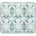 thumbnail image 1 of 6-Cavity Turtle Silicone Ice Mold -3D Ice Cube Tray for Chocolate, Candy & Jelly, Non-Stick Baking Molds for Cake Decor, Soap Making, Party Favors, Easy Release, 1 of 6