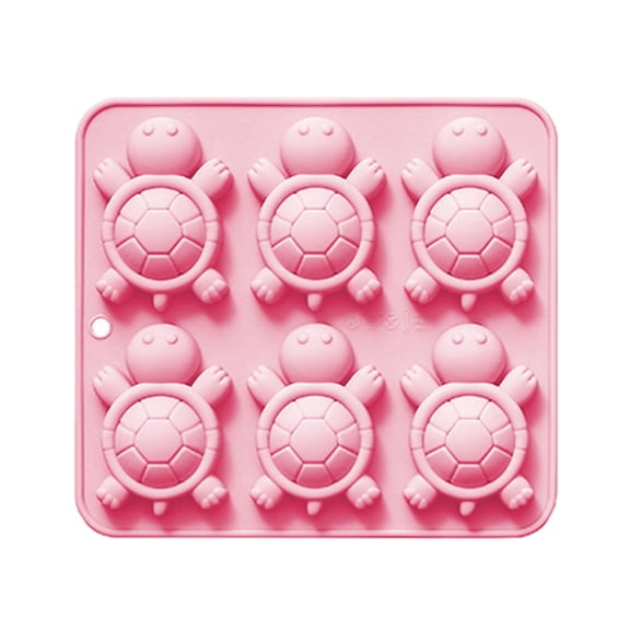 6 Cavity Turtles Silicone Mousses Cake Mold Chocolate Baking Mold Kitchen Tool Party Celebration Dessert Bakewares
