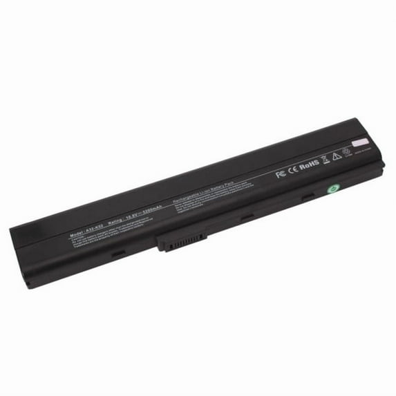 6-Cell 10.8V 5200mAh Replacement Battery for ASUS P52F-SO017X,P52F-SO033X,P52F-SO034X,P52J,P52JC,P52JC-SO009X,P52JC-SO012X,P52JC-SO017X,P52JC-SO018X,P52JC-SO028X,P62,P82,PR067,PR08C,Pro 50VL,Pro 51