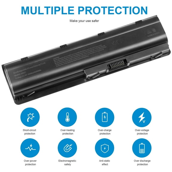 6 Cells Battery for HP Pavilion dv7-4000, dv7-6000